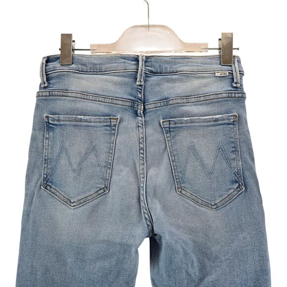 Mother Jeans Womens 29 Insider Crop Step Fray Limited Edition Designer USA Flaw - Picture 7 of 14